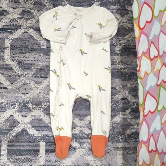 Other - Charming Cream and Orange Kids Footie